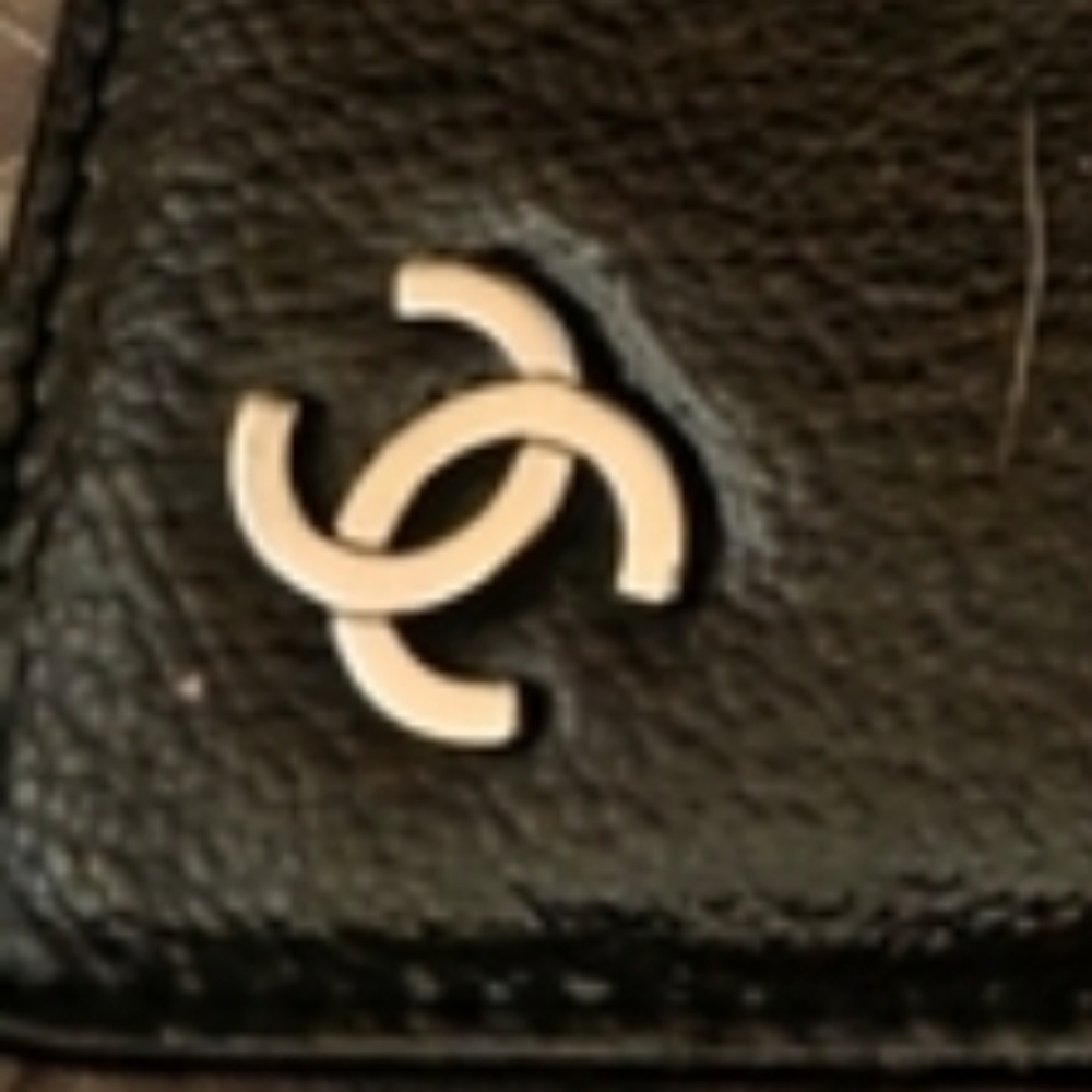 CHANEL Classic Black Leather Clutch/Rehab/ Great Condition - Picture 10 of 12